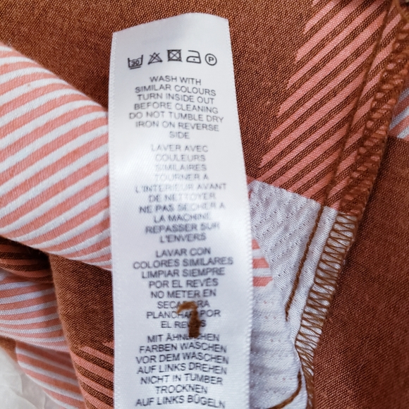 ASOS Brown Cream White Plaid Sleeveless Mini Shift Dress Mid-Century Mod Retro - Picture 11 of 11